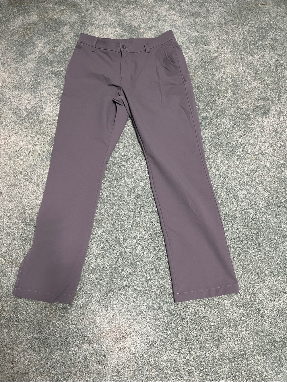 Men's Slim Stretch Pants in Mauve